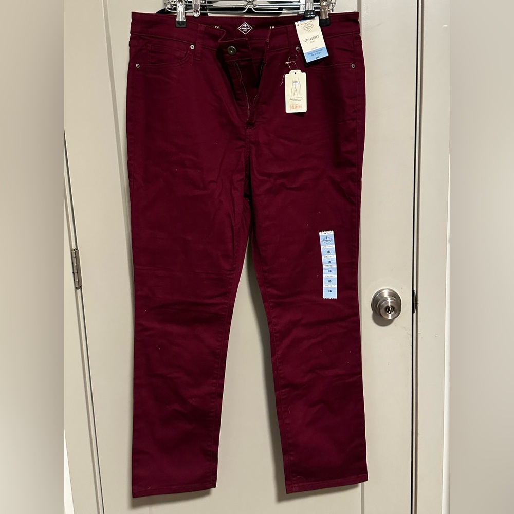 Burgundy Pants